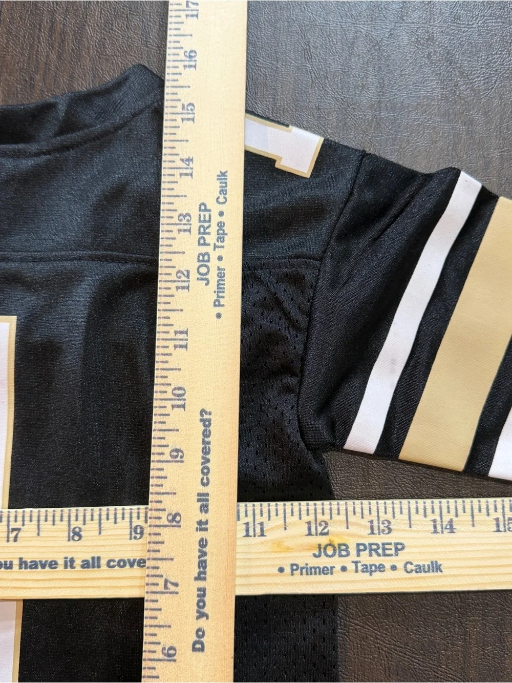 Purdue University Boys Black & Gold Game Day Jersey Top #1 Sz XS (5-7)
